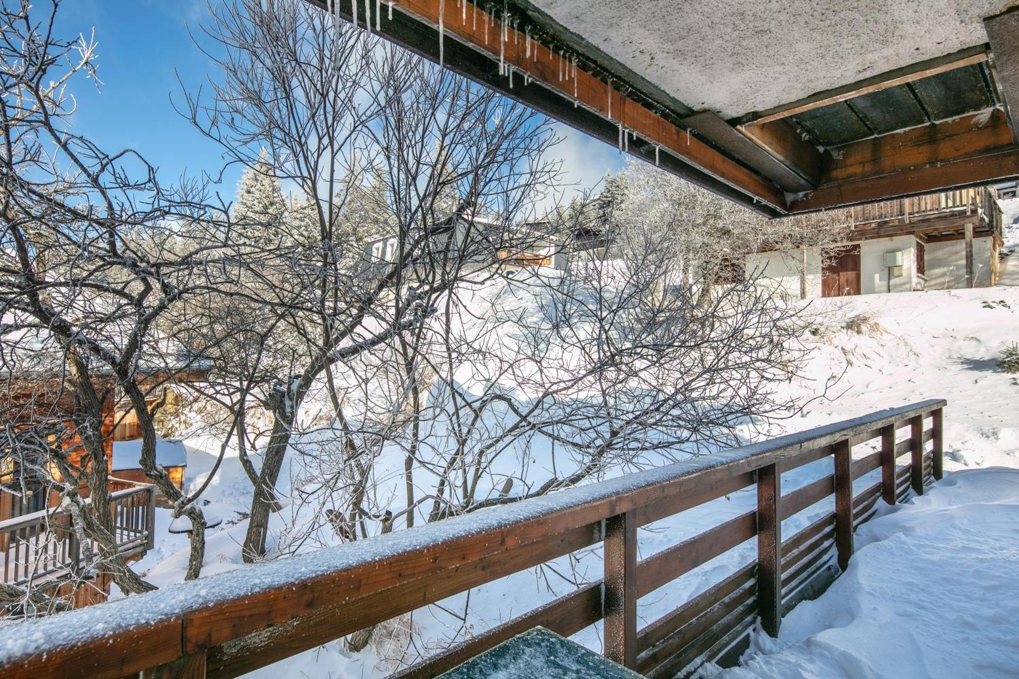 Apartamento Le Bleuet - Vue Montagne Pistes Accessibles A Pied Chamrousse Exterior foto