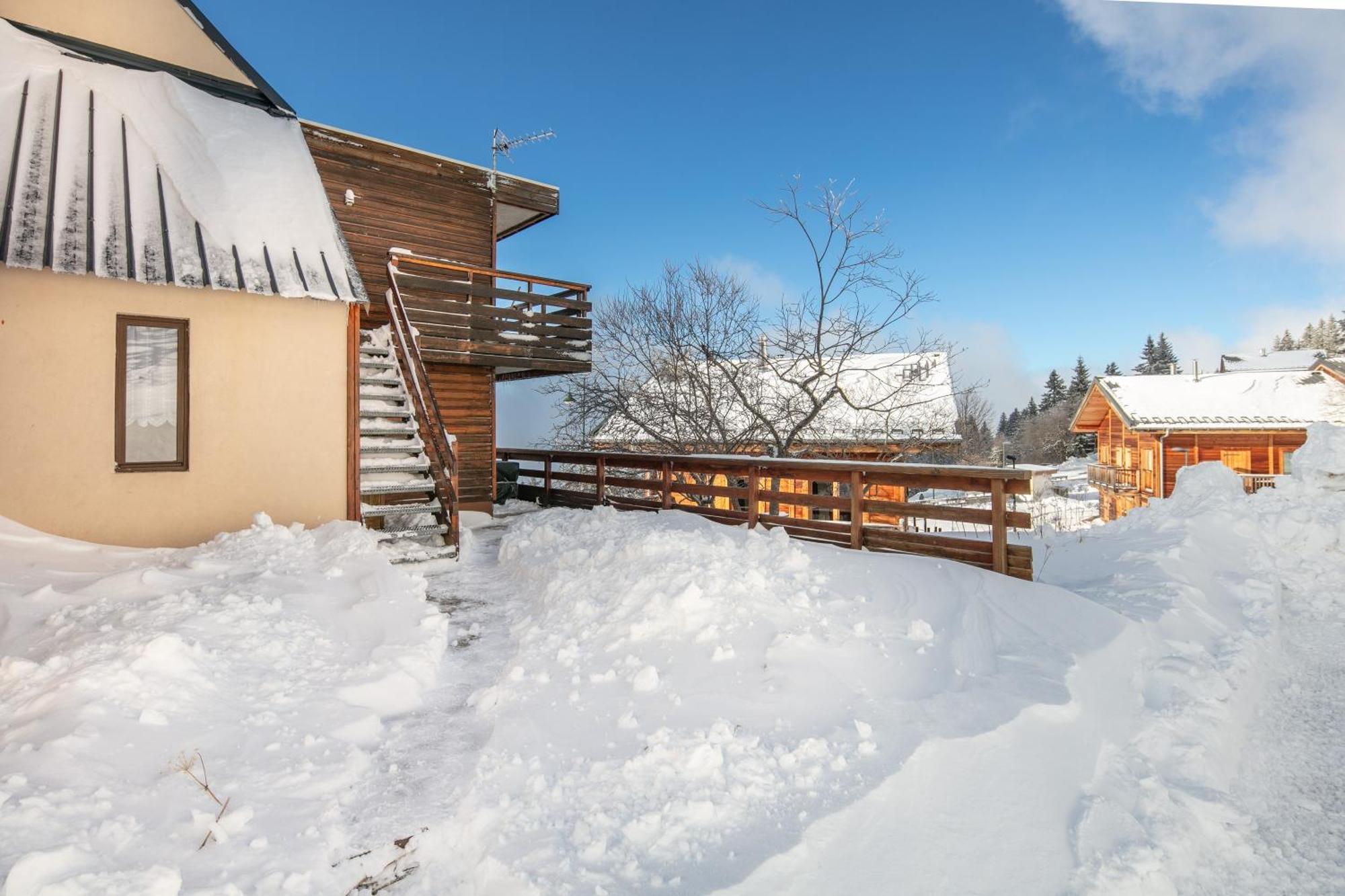 Apartamento Le Bleuet - Vue Montagne Pistes Accessibles A Pied Chamrousse Exterior foto