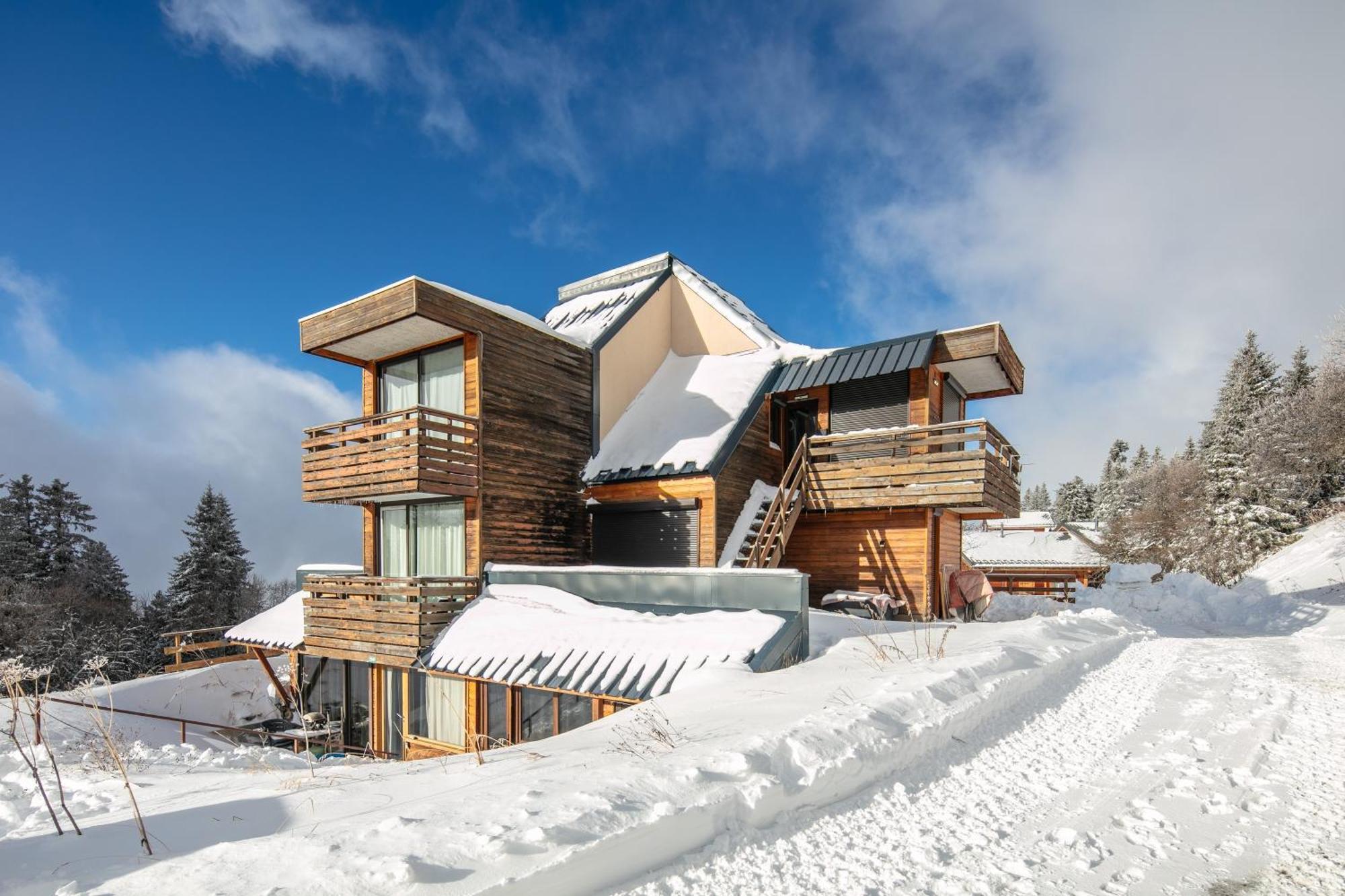 Apartamento Le Bleuet - Vue Montagne Pistes Accessibles A Pied Chamrousse Exterior foto
